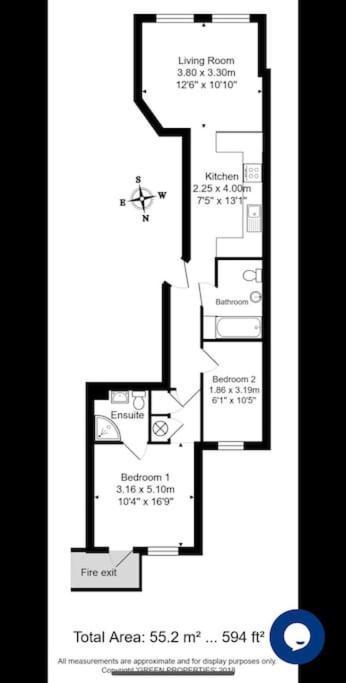 Sea View - 2 Bedroom - West Pier - Brighton Beach Екстер'єр фото